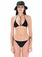 Bikini Set Triangle Top & Brazil Bottom Black