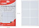 Tpster Notebook Labels 5pcs