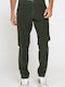 Trousers Chino Elastic in Regular Fit Rosin Green