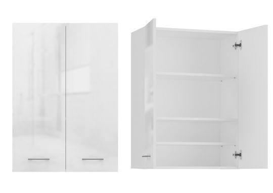 Topeshop Pola Cabinet de baie L64xA30xÎ90cm Alb