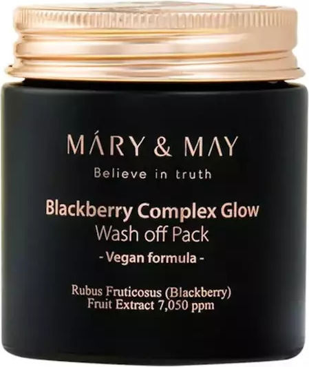 Mary And May Blackberry Complex Glow Wash Off Pack 125g