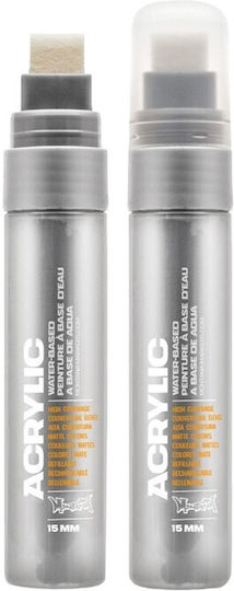 Montana Cans Acrylmarker 15mm Silver Matte 1Stück