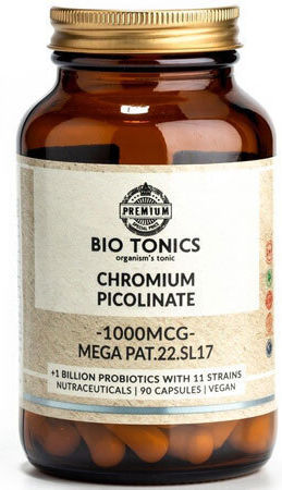 Bio Tonics Chromium Picolinate 90 φυτικές κάψουλες