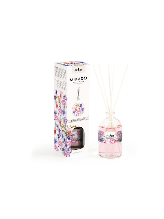 Prady Micado Αρωματικό Χώρου Με Sticks 100ml Exquisite Mix 09664