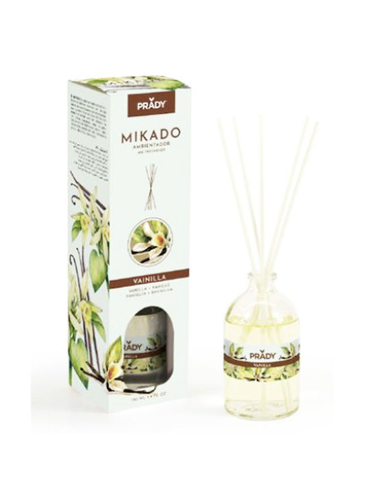 Prady Micado Αρωματικό Χώρου Με Sticks 100ml Βανίλια 08710