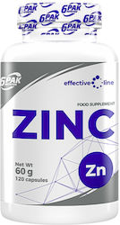 6Pak Nutrition Zinc 120 капси