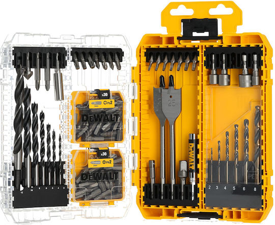 DEWALT Set 100 Burghie În Trepte Pentru Lemn