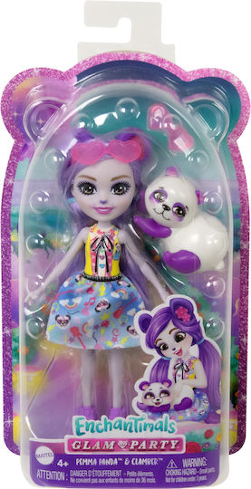 Mattel Glam Party Pemma Panda And Clamber Enchantimals For Age 3+