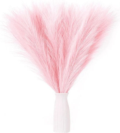 Decorativ Aripă Pampas Grass Roz 3 Bucăți
