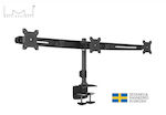 Multibrackets Desk Mounted Stand for 2 Monitors up to 24" with Extension Arm (MB-0372)