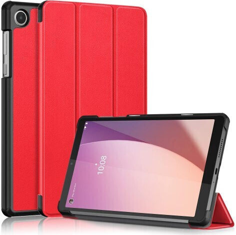 Tablet Hülle Flip Cover Rot (Lenovo Tab M8 Gen 4 TB-300FU)