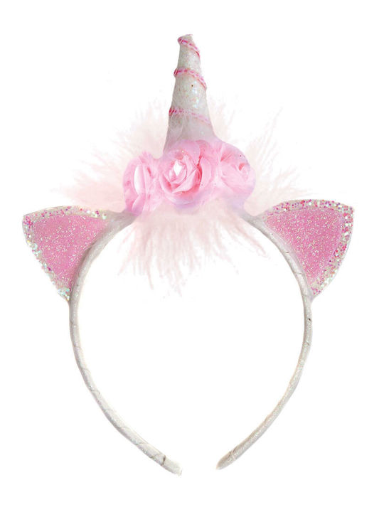 Great Pretenders White Kids Headband with Unicorn