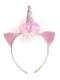 Great Pretenders White Kids Headband with Unicorn