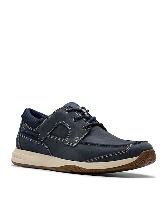 Clarks SAILVIEW LACE Δερμάτινα Ανδρικά Casual Π...