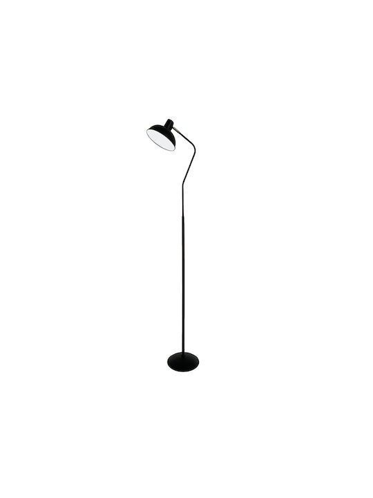 Inlight Floor Lamp H150xW34cm. with Socket for Bulb E27 Black