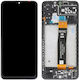 Screen with Touch Mechanism and Frame for Samsung Galaxy A04s A047 (Black)
