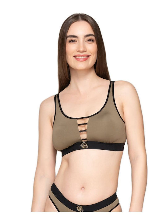 Luna Femei Atletic Sutien sport Haki