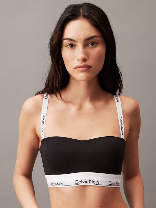Calvin Klein Femei Sutien sport BLACK cu umplutură