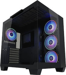LC-Power 809B Геймърско бюро Midi Tower със страничен прозорец LC-Power 809B Геймърско бюро Midi Tower със страничен прозорец