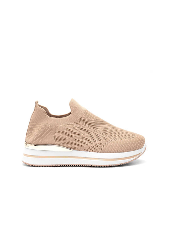 Plato Damen Slip-Ons Beige