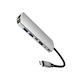 Fixed USB-C Stație de andocare cu HDMI 4K PD Ethernet Argintiu