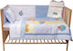 Viopros Baby Crib Bedding Set 6pcs Ciel