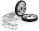 Boschen Booster Wheels Reinforced Adjustable 12'' - 20'' with Metal Wheel