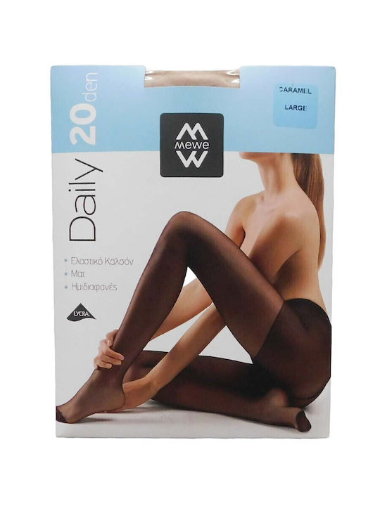 ME-WE Daily Γυναικείο Καλσόν 20 Den Caramel