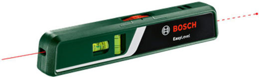 Bosch EasyLevel Γραμμικό Αλφάδι Laser Κόκκινης Δέσμης 1.5V με Εύρος Εργασίας 5m