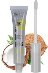 Luciu de buze, Ushas, Juice Infused Color, nucă de cocos