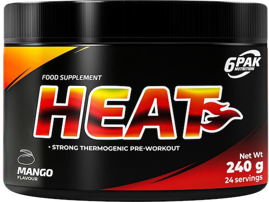 6Pak Nutrition Heat 800мг с Вкус Ябълка с праскова 240гр