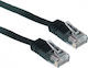 Spacer U/UTP Cat.5e (Gigabit) Мрежов Кабел Ethernet 3м Черен