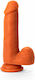 X-Men Dildo cu Testicule și Ventuză Flesh 19cm