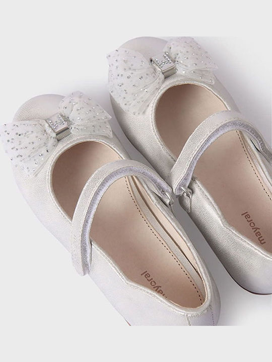 Mayoral Kids Anatomic Leather Ballerinas with H...