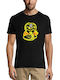 T-shirt Cobra Kai Μαύρο Βαμβακερό