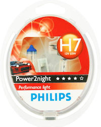 Philips Lămpi Autoturismului Power2Night H7 Halogen 12V 55W 2buc