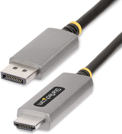 StarTech Cable DisplayPort male - HDMI male 2m Μαύρο (133DISPLAYPORTHDMI21)