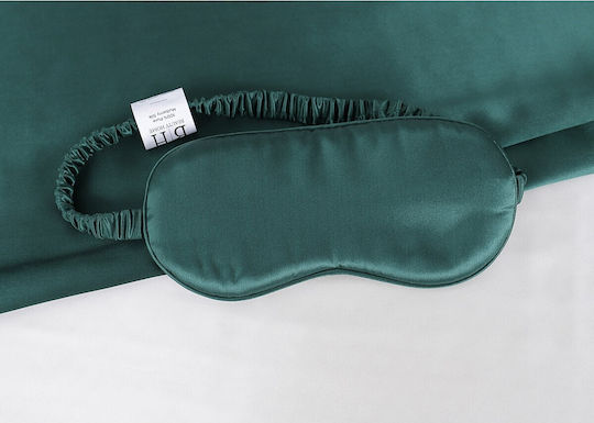 Beauty Home Silk Green Sleep Mask Pillow