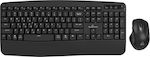 Powertech PT-1172 Fără fir Bluetooth Set tastatură și mouse Greacă