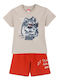 Joyce Kids Set with Shorts Summer 2pcs beige