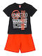 Joyce Kids Set with Shorts Summer 2pcs Black