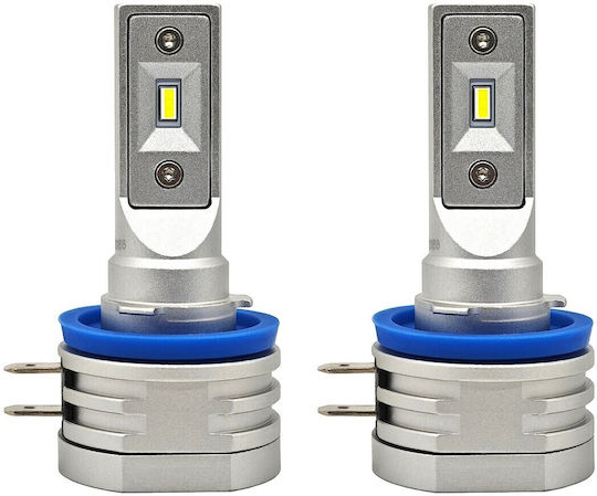 Λάμπες Αυτοκινήτου H11B / H8B / H9B / DRL Canbus LED 5000K Ψυχρό Λευκό 30V / 12V / 24V 2τμχ