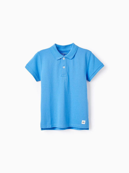 Zippy Kids Polo Short Sleeve Blue