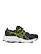 Contend 8 Ps Kids Sports Shoes Running with Hoop & Loop Closure Black