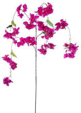 Künstlicher Dekorationszweig Bougainvillea Fuchsie JK Home Decoration