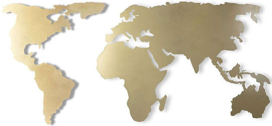 Wallity Wanddekoration Gold aus Metall 120x60cm