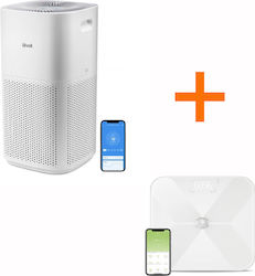 Levoit Core 600S Καθαριστής Αέρα με Wifi, 148m² Και Etekcity ESF17 Smart Fitness Ζυγαριά Με Λιπομετρητή & Bluetooth Σε Λευκό Χρώμα