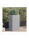 vidaXL Ασημί Planter Box 42x38cm Silver 841582