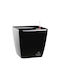 Hydrostab Ghiveci Plastic Glossy Black 22x21x22cm.