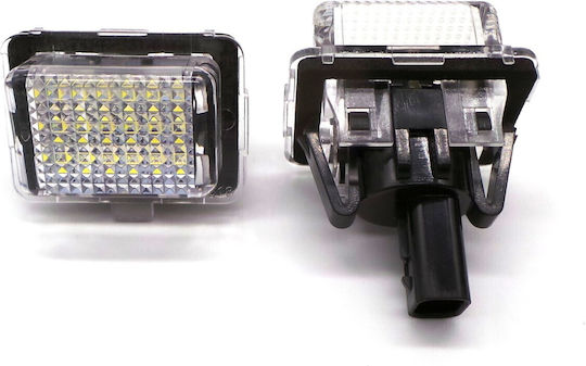 Светлини за регистрационната табела LED 12V за Mercedes-Benz SL / C Class / CL Class / CLS Class / E Class / CLA Class Mini Кабрио 2бр